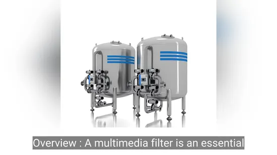 High-Efficiency Vertical Multimedia Sand Filter for Industrial Water Treatment